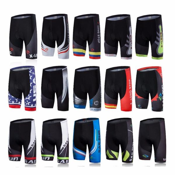 

cycling shorts 2021 summer men bike clothing mtb road gel pad coolmax breathable ropa ciclismo sports bicycle, Black