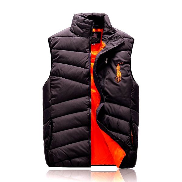 

ralph mens lauren vest designer down jacket luxury casual down vest fashion trend hoodie outdoor windproof warm down jacket fashion parka, Black;white