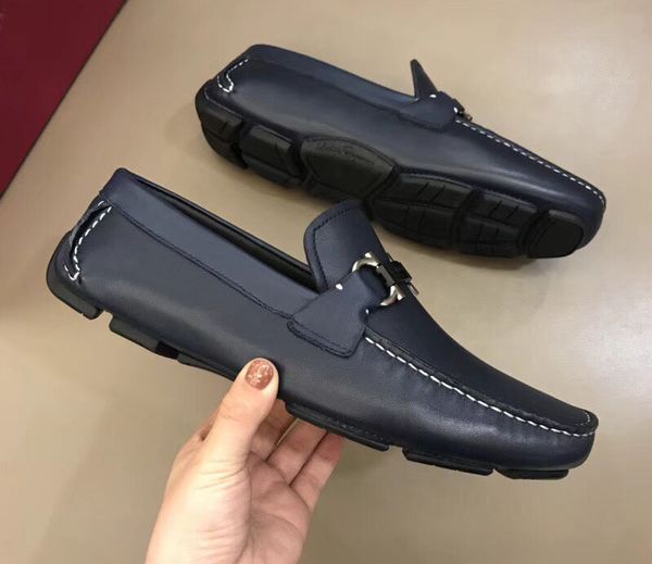 

quality luxury handmade shoe fashion men british peas shoes wedding shoes men non-slip driving shoe loose large size shoes size 38-44, Black