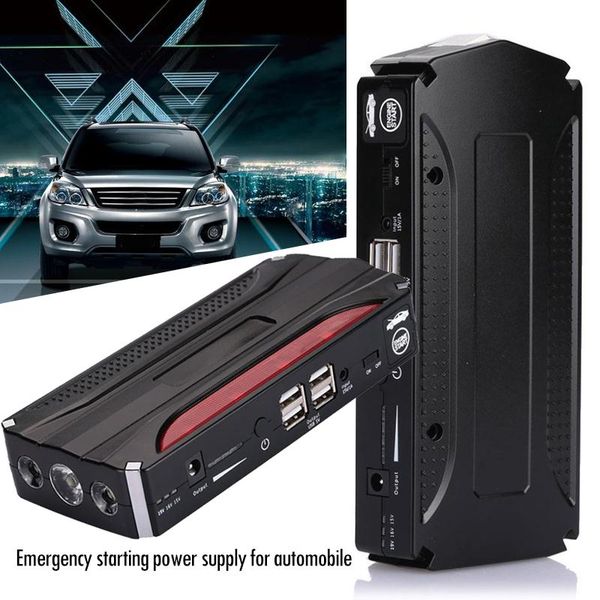 

4usb car jump starter kit emergency jump starter kit power bank power for outdoor automobile charger no battery