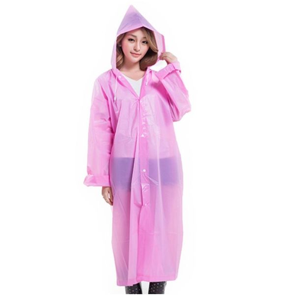 

new see through hooded raincoat festival long rain coat outdoor camping rainwear