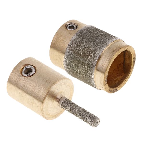 

2pcs stained glass grinder head bits diamond grinding wheel for glass grinder