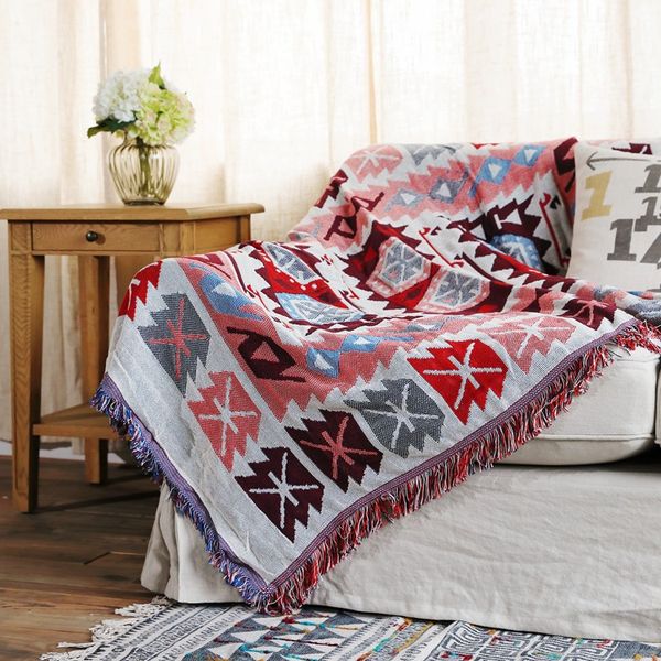 

bohemian style poly / cotton decorative tapestry sofa cover thread blankets beds cover home decor tapestry yoga mat
