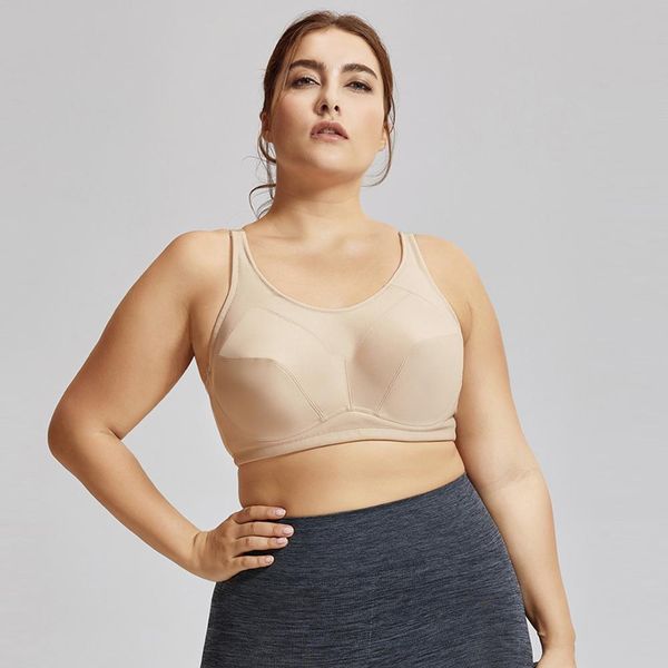 

la isla women's high impact support plus size coolmax underwire workout sports bra, White;black