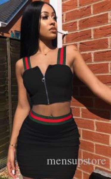 

women dress suits two pieces crop skirts 2pcs designer suits outfits clothing sets