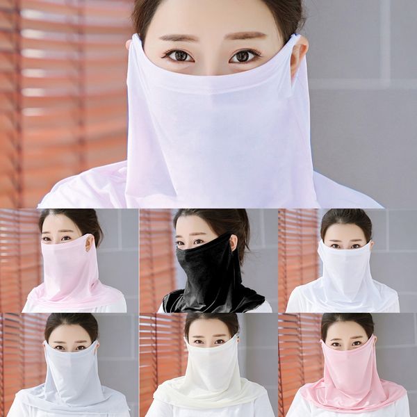 

p3u4y scarf mouth cover neck tube scarf bandana head face mask bandana motorcycle cycling hiking for women men, Black
