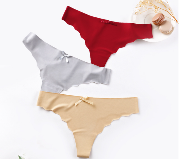 

seamless panties set underwear female comfort intimates fashion lingerie women briefs low-rise cotton panties women, Black;pink