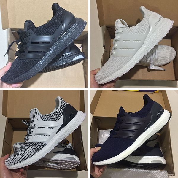 

2019 3.0 ultra boot classic mens womens fashion designer shoes triple black white midnight navy multi-color running shoes sneakers