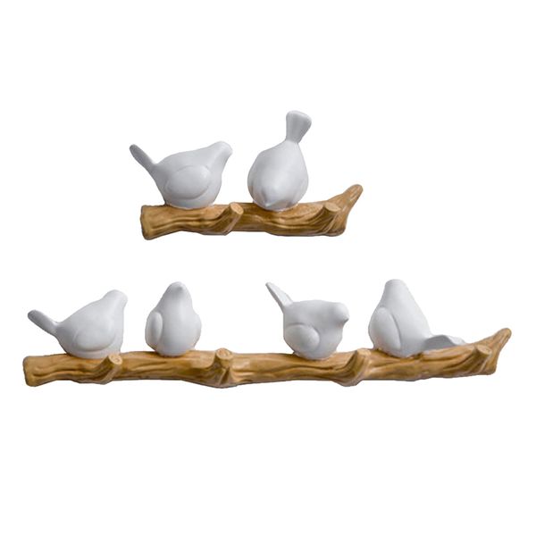 

2pcs bird hook 4 birds and 2 birds