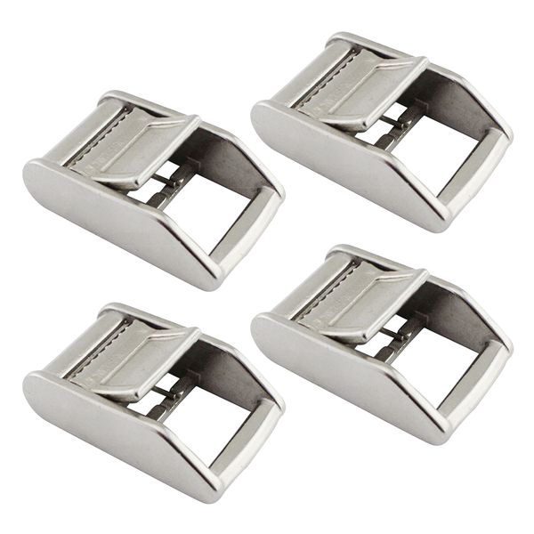 

4pcs 25mm marine 316 grade stainless steel cam buckle for tie-down straps