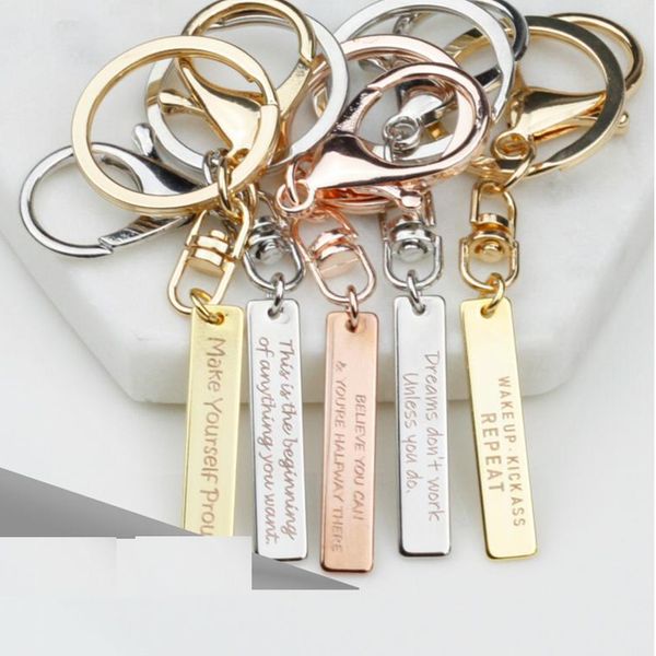 

personalized keychain engraved keychain mens gift custom for dad graduation for boyfriend fathers day gift, Silver