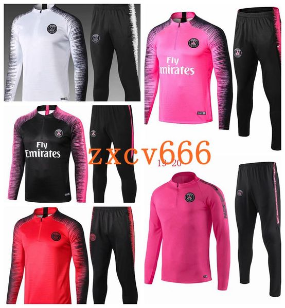 

P g training uit 2018 2019 p g aj occer track uit et pari aint germain mbappe pink chandal futbol jogging kit occer jacket