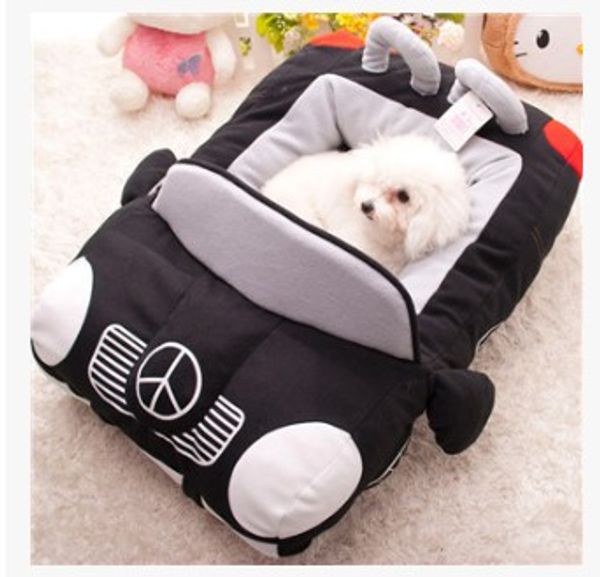 

1pc funny comfortable pet bed soft novelty sports car shaped pet dog bed kennel sofa house dog accessories supplies
