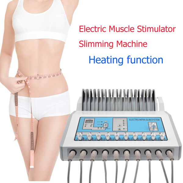 

russian wave electric muscle stimulator ems muscle stimulator pad body slimming reduce fatness exercise breast machine salon home use