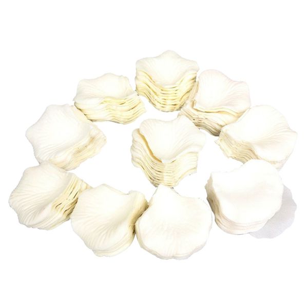 

fashion- 1000x silk rose petals for wedding party decoration confetti beige