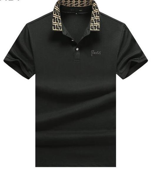 

Мужская повседневная полосатая футболка 2019 новая мода лацкане рубашки поло роскошный дизайнер бренд вышивка печать хлопок высокого качества футболка #66316