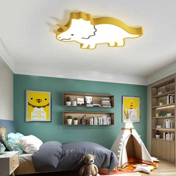 2019 Modern Led Ceiling Lights For Girl Boy Baby Bedroom Cartoon Dinosur Child Princess Baby Children S Room Ceiling Lamp Lighting From Founders