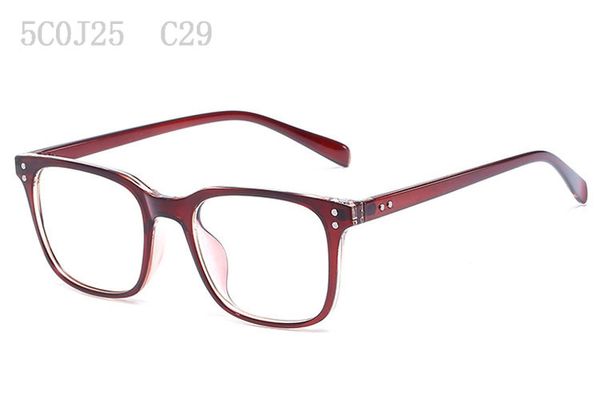 Оптово-очковые рамки для мужчин очки для глаз женщин зрелище мужские оптические моды прозрачные очки старинные дизайнерские очки кадр 5C0J25