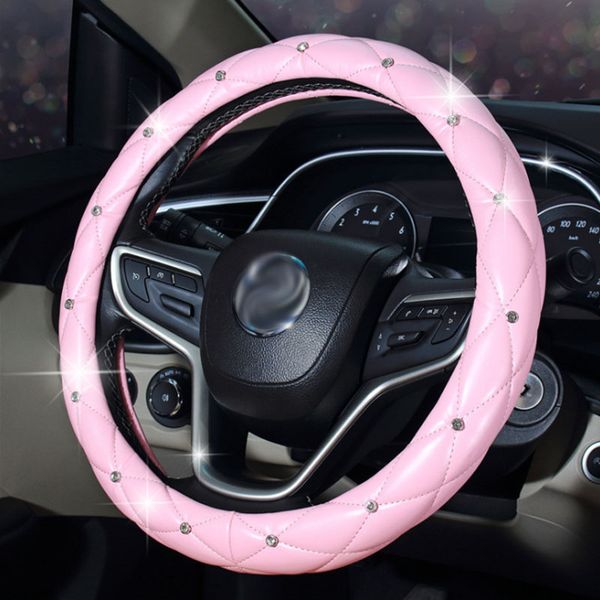 

steering wheel cover lady car steering wheel handle cover car decorative leather