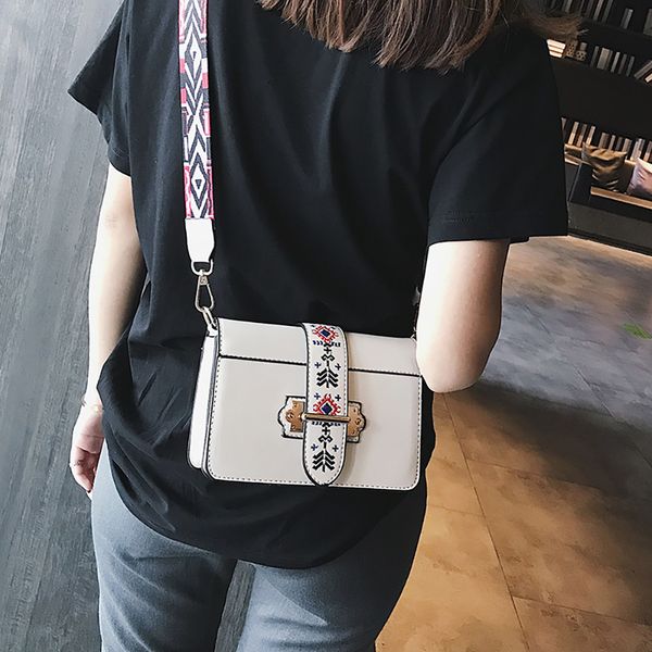 

small square bag for women floral luxury handbags women wide strap shoulder hasp crossbody bags for bolsa feminina #38