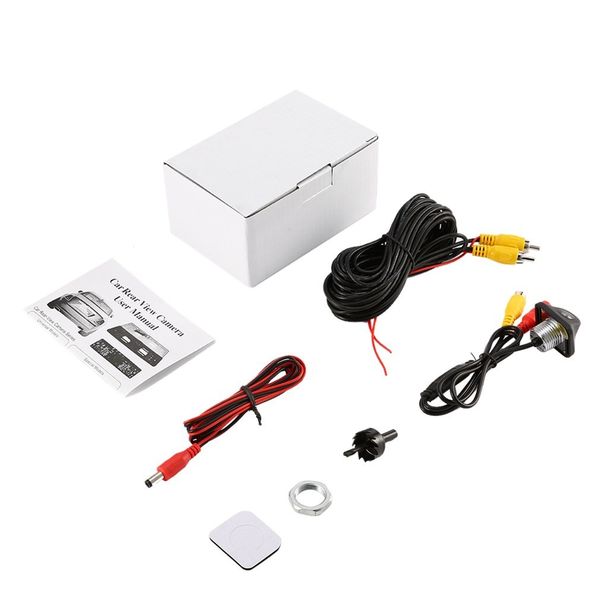

universal black lightweight easy install rear view camera glass lens auto reverse backup camera dvd parking monitor for car