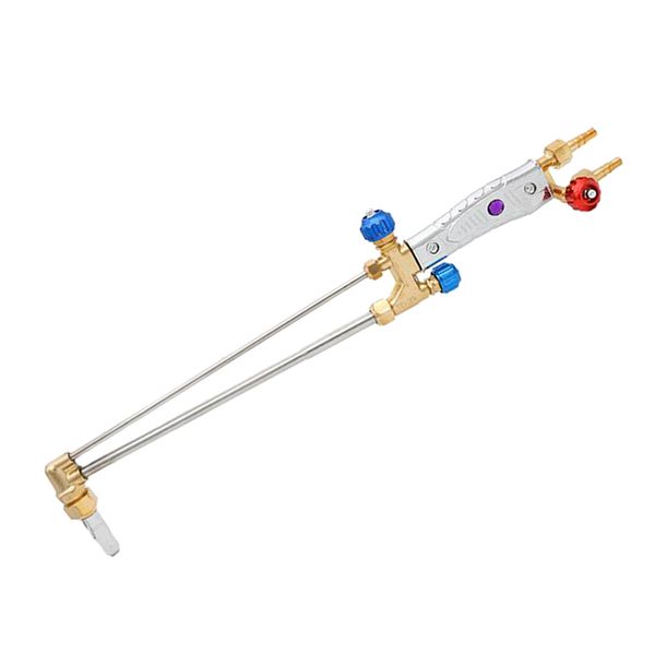 

1 piece acetylene oxygen cutting welding torch industrial process tool gas cutting torch with two gas inlets
