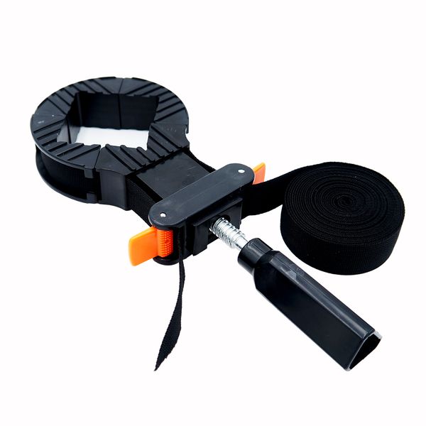 

quickly adjustable clip strap corner clamp with handle band for p frame woodworking tool accessory