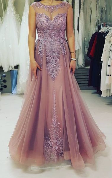 

2020 новое прибытие светло-фиолетовые вечерние платья аппликации с прозрачной шеей из бисера русалка пром платья длинный халат сорый на зака, Black;red