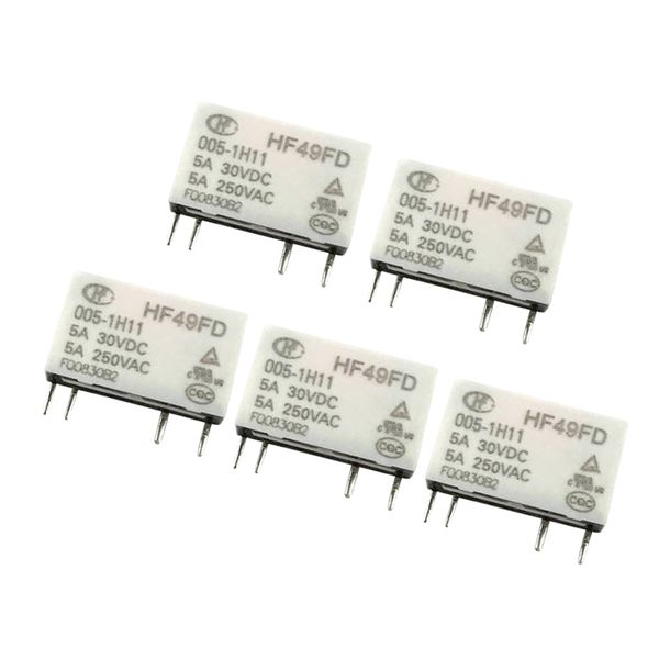 

hf49fd 005-1h11 автомобильные реле mini high power relay 4feet ultra-thin реле 5шт