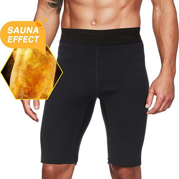 

nice new men slimming body shapers shorts men fitness stretch shorts pants neoprene weight loss fat sporters control, Black;brown
