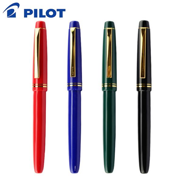 PILOT 22K Penna stilografica in oro 1PCS FP-78G Set EF / F / M B Pennino Opzionale Scrittura Penne stilografiche Cancelleria Materiale scolastico per ufficio