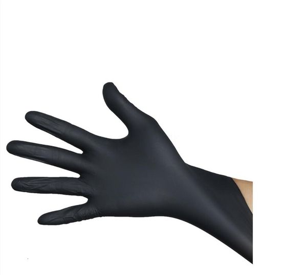 

latex gloves no powder mma glove examination hand house clean pet care inspection corrosion black qabcm0