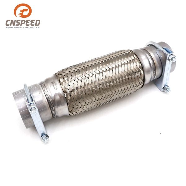 

car modified stainless steel exhaust pipe parts double layer weaving corrugated tubes