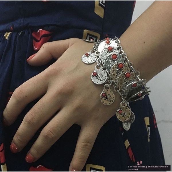 

b1448 bosimi alloy acrylic bracelet women's antique bracelet, Black