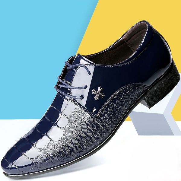 

factory direct large size mens new dress shoes korean version of mens casual shoes mens shoes 2020 new, Black