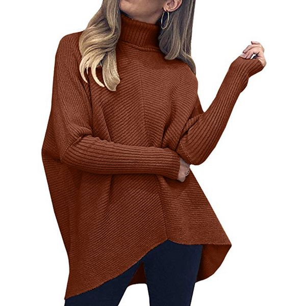 

women's sweater oversize basic knitted turtleneck sweater female solid turtleneck collar pullovers warm lazy loose 2019, White;black