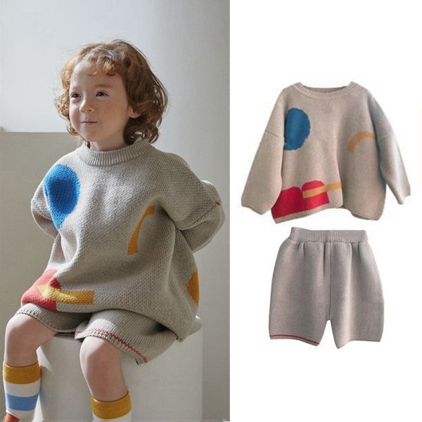 

2020 spring toddler girls sets kids clothes graffiti thanksgiving outfits christmas toddler girl clothes boys clothes t200414, White