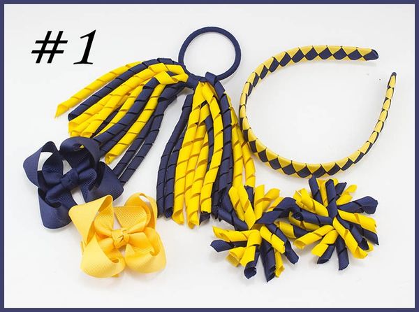 

18 et curly ribbon korker ponytail holder treamer woven headband hair bow clip tie flower corker hair bobble acce orie pd026