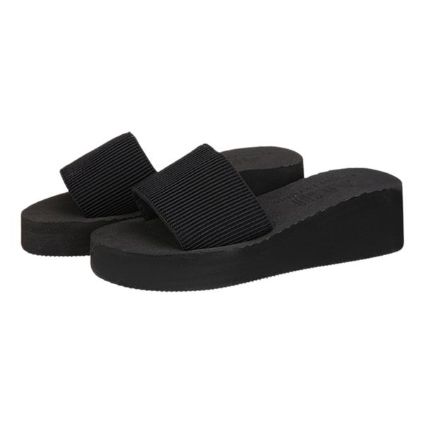 

women summer sandals slippers flats beach shoes black eu36