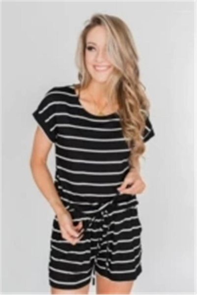 

womens tracksuits casual female summer clothing crew neck pure color short sleeve with pocket short pants fashion plaid print, Gray
