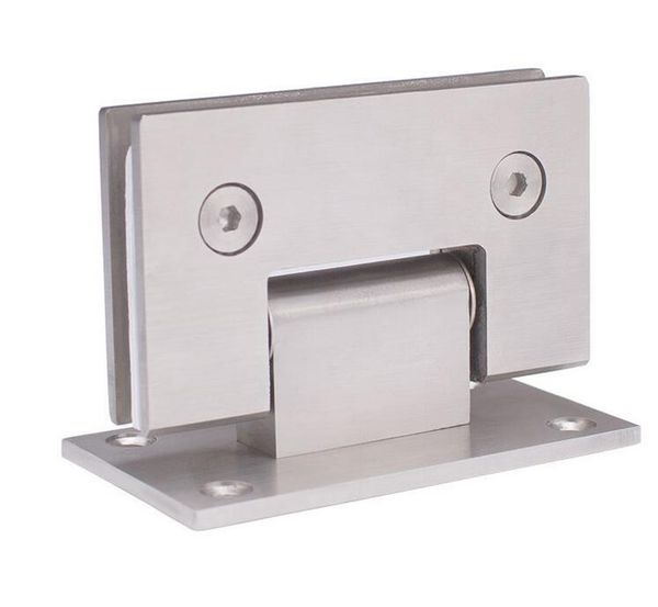New Stainless Steel 90 Degree Of Bathroom Clamp Shower Door