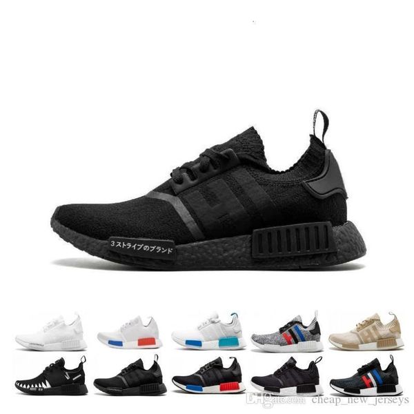 

r1 oreo runner japan nbhd primeknit og triple black white camo running shoes men women nmds runners xr1 sports trainers