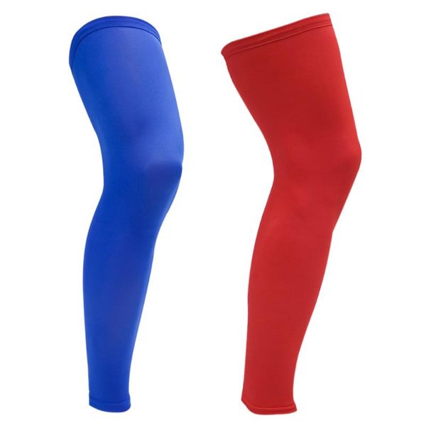 

new outdoor sports safety basketball sports leg sleeve knee protective compression calf stretch brace kneepads size m l xl, Black