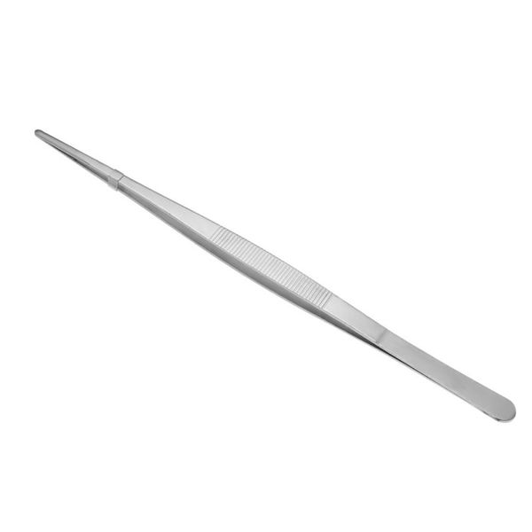 

1x metal multipurpose bbq precision cooking tweezer steel feeding tong pincer bbq tools accessories