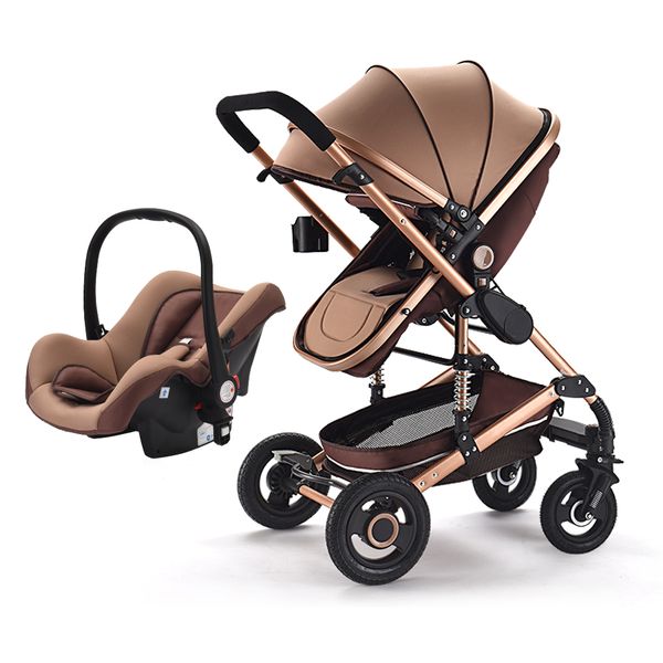 

wholesale travel system luxury baby stroller 3 in 1 with carrycot and carseat
