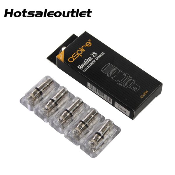 

100% оригинал Aspire Nautilus 2S Запасная катушка 0.4ohm / Mesh Coil 0.7 Ом для бака Nautilus 2S