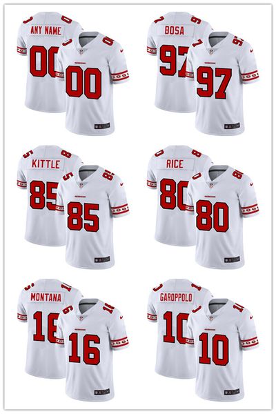 

Cu tom 2019 an franci co 13 49er jimmy garoppolo george kittle nick bo a new 13 nfl vapor untouchable limited football jer ey, Black