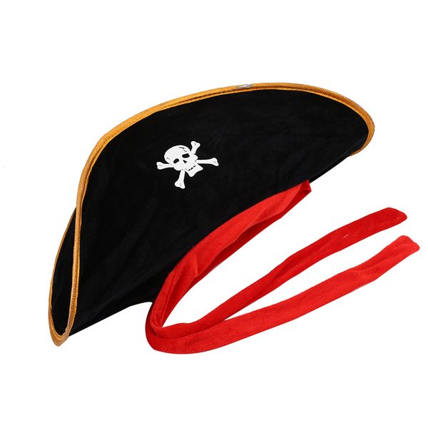 

black dressing fancy pirate hat halloween dress hat cap costume cosplay