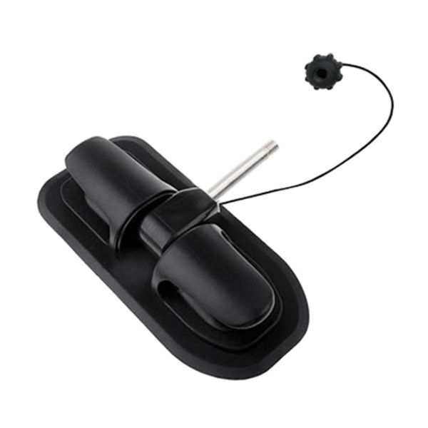 

kayak paddles oar locks rod holder for inflatable dinghy boat fishing boats - black