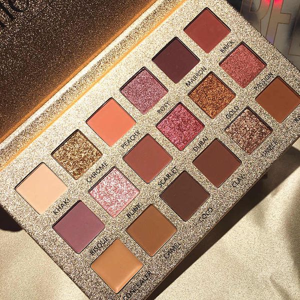 

makeup 18 color nude eyeshadow pallete waterproof eyeshadow palette make up brush eye shadow palette cosmetics
